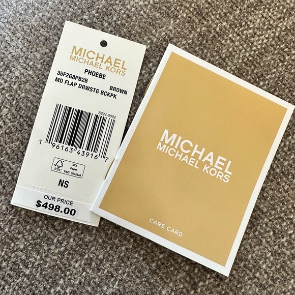 Michael Kors Pheobe drawstring backpack. In perfect condition. Great condition! - Picture 7 of 7